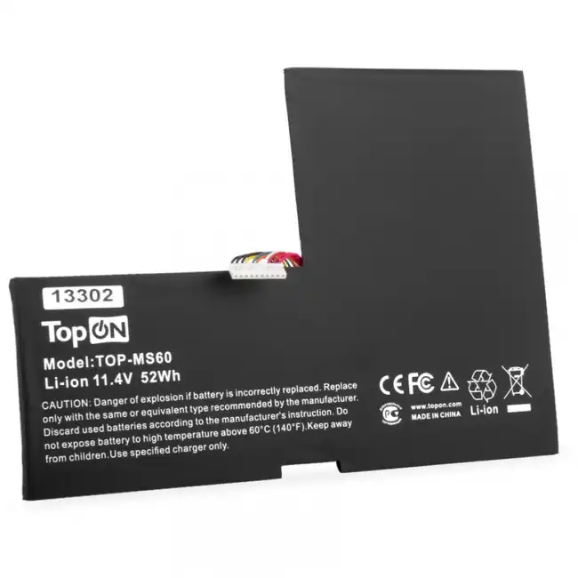 Аккумулятор для ноутбука TopON TOP-MS60 103387