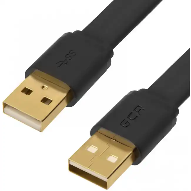 Кабель интерфейсный Greenconnect GCR-UM7M-BCG-2.0m (USB Type A (input) - USB Type A (input))