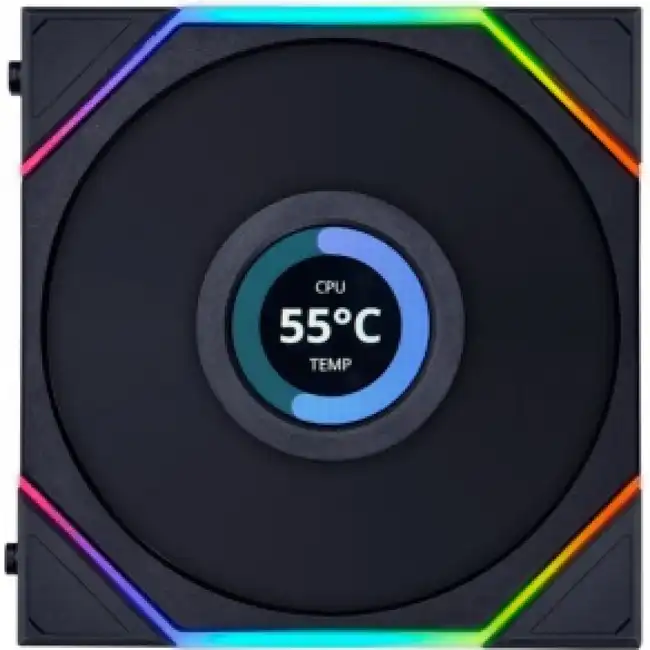 Охлаждение Lian Li UNI Fan TL-LCD REVERSE ARGB Siyah 120 mm G99.12RTLLCD3B.00 (Для системного блока)