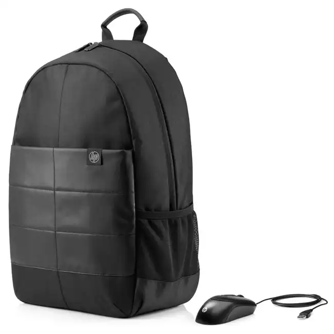 Сумка для ноутбука HP 15.6 Classic Backpack and Mouse 1FK04AA