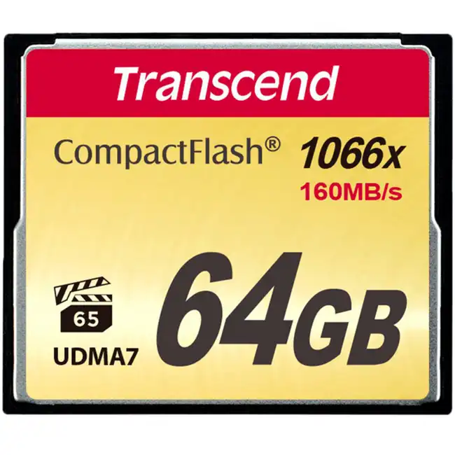 Флеш (Flash) карты Transcend Compact Flash Ultimate 1000x 64GB TS64GCF1000 (64 ГБ)