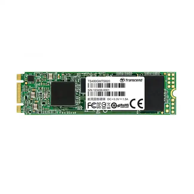 Внутренний жесткий диск Transcend MTS820 TS480GMTS820S (SSD (твердотельные), 480 ГБ, M.2, SATA)