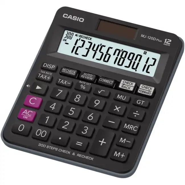 Аксессуары для смартфона Casio Калькулятор настольный DJ-120DPLUS-W-EP Н0000021209