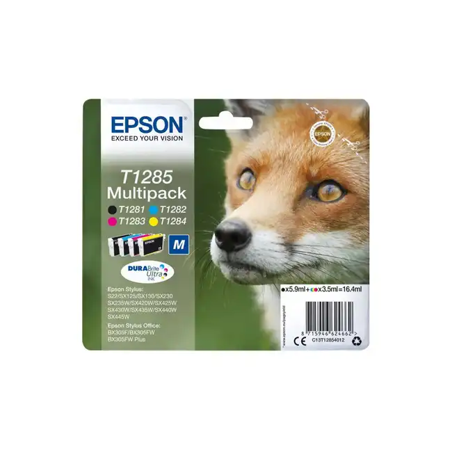 Струйный картридж Epson T1285 Мультипак C13T12854012