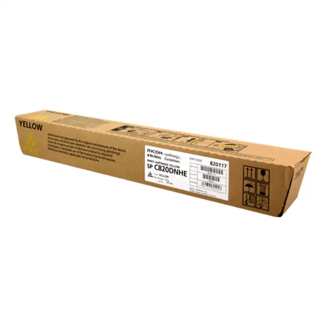 Картридж для плоттеров Ricoh SPC820DNHE (15K) желтый Aficio SP C820DN/C821DN 820117