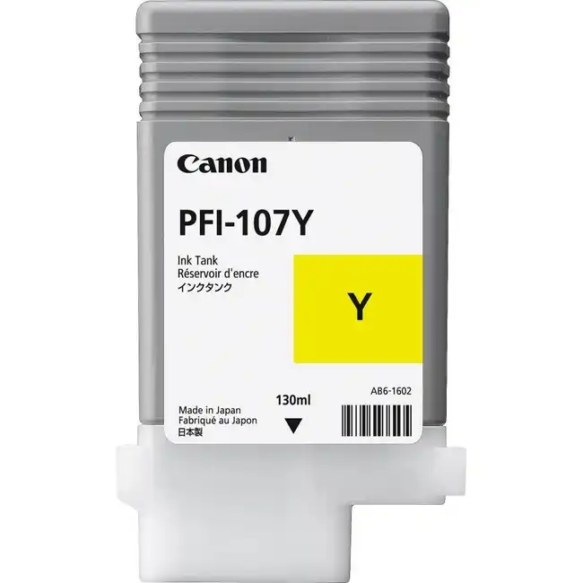 Струйный картридж Canon PFI 107 Yellow (130 ml) 6708B001