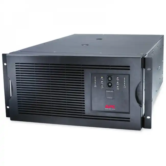 Источник бесперебойного питания APC Smart-UPS 5000VA/4000W SUA5000RMI5U-NC2-001 (Линейно-интерактивные, C возможностью установки в стойку, 5000 ВА, 4000)