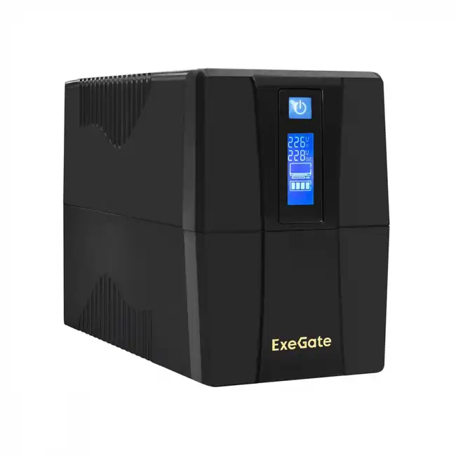 Источник бесперебойного питания ExeGate SpecialPro Smart LLB-600.LCD.AVR.4C13.RJ.USB EP285579RUS (Линейно-интерактивные, Напольный, 600 ВА, 360)