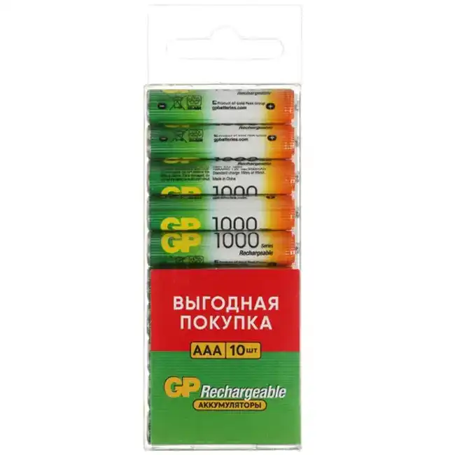 Батарейка GP 100AAAHC-CRB10