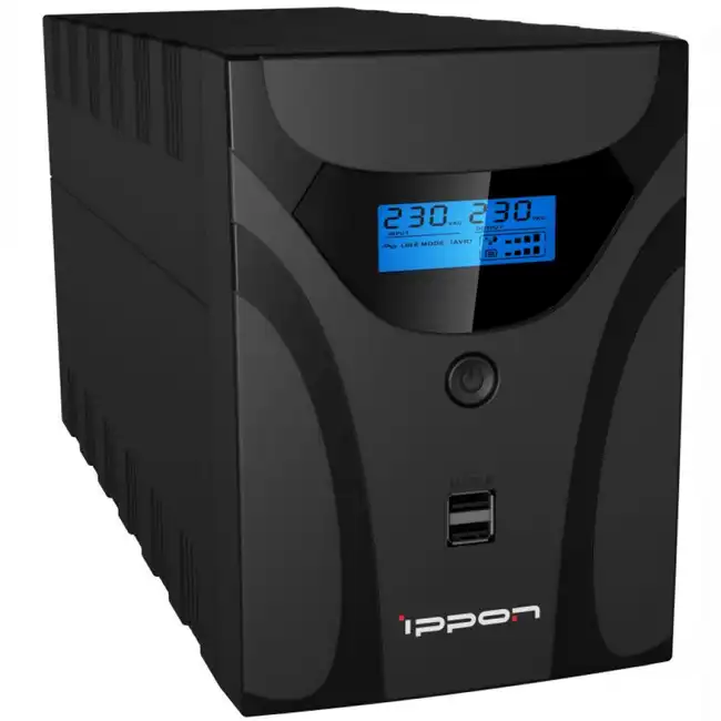 Источник бесперебойного питания IPPON Smart Power Pro II Euro 1600 i1029742 (Линейно-интерактивные, Напольный, 1600 ВА, 960)