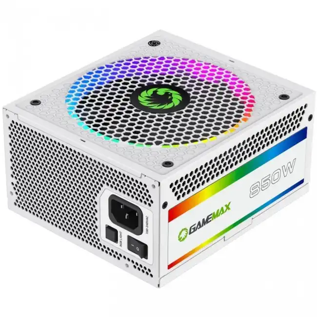 Блок питания GameMax RGB-850 PRO White RGB-850 PRO WH (850 Вт)