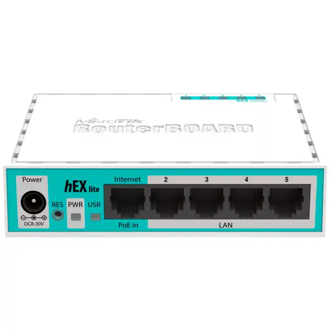 Маршрутизатор Mikrotik hEX lite RB750r2 (10/100 Base-TX (100 мбит/с))