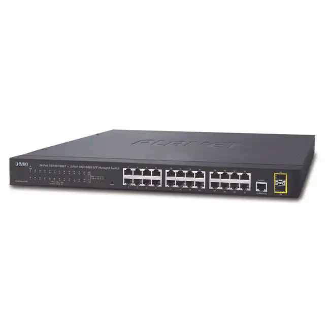 Коммутатор Planet GS-4210-24T2S (1000 Base-TX (1000 мбит/с), 2 SFP порта)