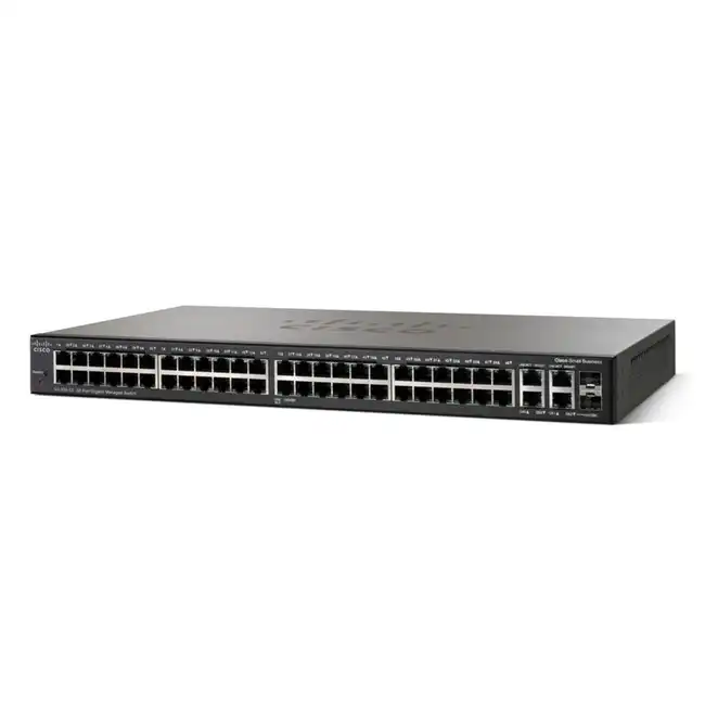 Коммутатор Cisco SG350-52-K9-EU (1000 Base-TX (1000 мбит/с), 4 SFP порта)