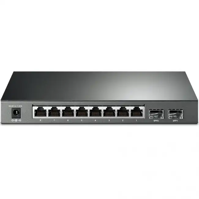 Коммутатор TP-Link TL-SG2210P (1000 Base-TX (1000 мбит/с), 2 SFP порта)