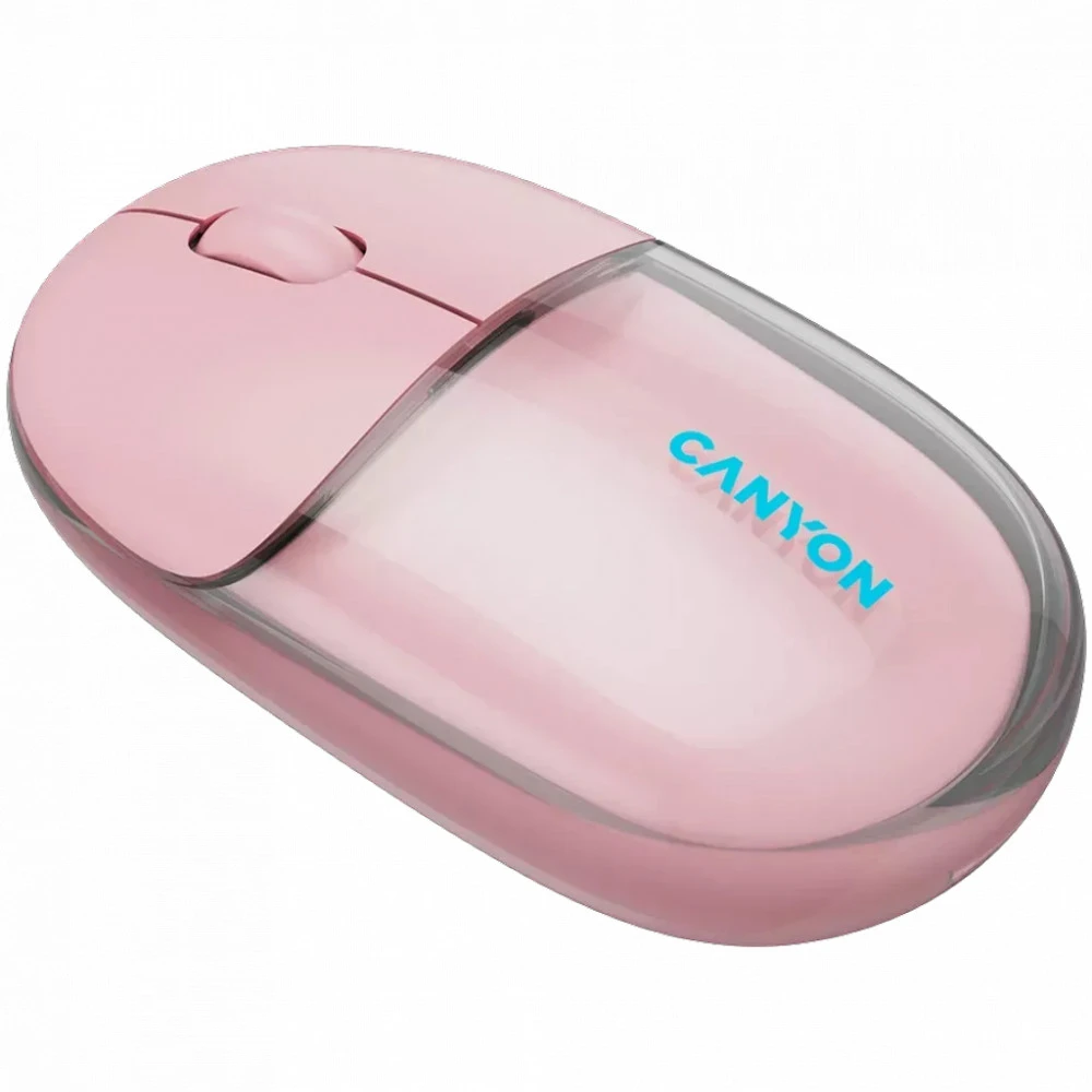 Мышь Canyon OnClick 24 BT Pink CNS-CMSW24P Бюджетные, Беспроводная