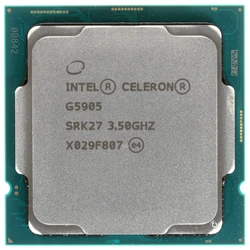 Процессор Intel Celeron G5905 OEM SRK27 Celeron, 2, 3.5, 4, OEM