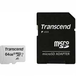 Флеш (Flash) карты Transcend MicroSD 64GB Class 10 U1 TS64GUSD300S-A 64 ГБ