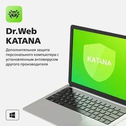 Антивирус Dr.Web Katana на 24 м., 3 ПК LHW-KK-24M-3-B3 Продление лицензии