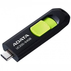 USB флешка (Flash) A-Data ACHO-UC300-64G-RBK/GN 64 ГБ